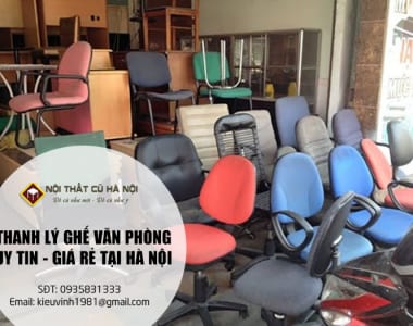 Thanh lý ghế văn phòng giá rẻ Hà Nội Uy Tín