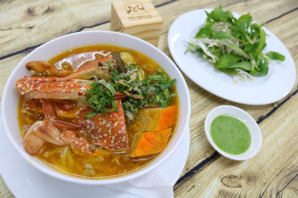 bánh canh ghẹ món ngon từ ghẹ