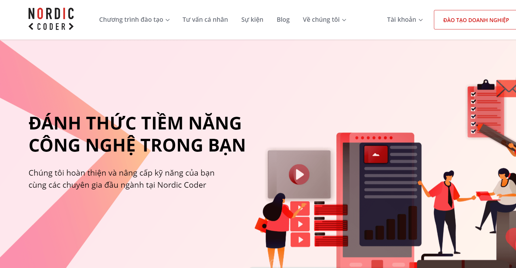 khóa học lập trình web online