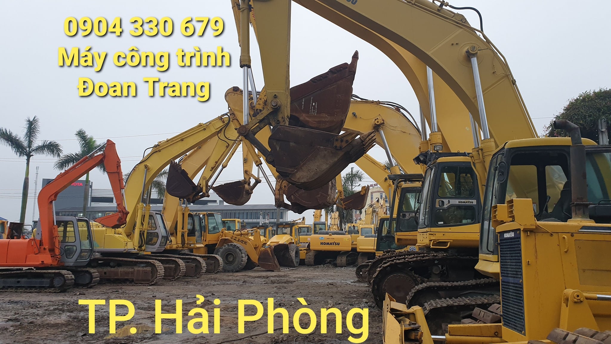  máy xúc Hải Phòng